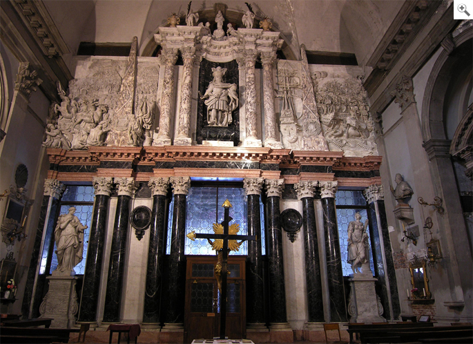 Grabmonument Kirche San Lorenzo dei Mendicanti, Venedig, Giuseppe Sardi
